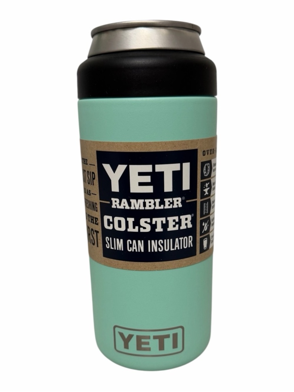 YETI Rambler 12 oz. Colster Slim Can Insulator, Sea Foam